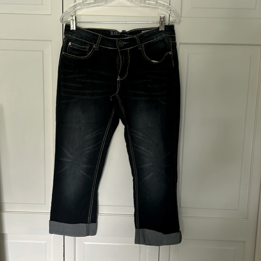 Rocks & Indigo Cropped Jeans  - Size 8